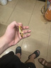 悠萊黃金麻將手鐲女款足金999爆閃碎冰冰十三幺金鐲子送女友媽媽禮物 6mm麻將手鐲56圈號約8.7g 曬單實(shí)拍圖