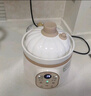 億可熊（iicobear）電燉鍋 分月齡BB煲粥飯鍋嬰兒專用微壓燉盅 寶寶燉湯輔食鍋輔食機 1.2L奶白色 【四階段分段喂養(yǎng)】 曬單實拍圖