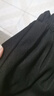 NJTD女時(shí)尚毛呢短褲女松緊腰年秋冬a字高腰闊腿休閑冬季外穿呢子靴褲 毛呢短褲(659黑色) XL  115-130斤 曬單實(shí)拍圖