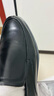 百麗（Belle）黑色正裝皮鞋男牛皮商務(wù)套腳婚鞋皮鞋B3GK7CM1預(yù)售 黑色 42 (260mm) 曬單實(shí)拍圖