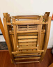 家逸躺椅陽(yáng)臺搖搖椅大人午休椅老人專(zhuān)用逍遙椅折疊椅懶人休閑戶(hù)外藤椅 曬單實(shí)拍圖