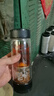 水莫停茶水分離足銀泡茶杯雙層防燙玻璃杯過濾杯子男士送老師禮物水杯 紳士黑 曬單實拍圖