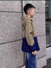 貴人鳥(niǎo)童裝男童套裝2025春秋款兒童防水沖鋒外套男大童透氣耐磨運動(dòng)褲子 黑/G貴人鳥(niǎo)白硅膠K 120 曬單實(shí)拍圖