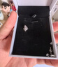 唯一（Winy）999純銀耳釘送閨蜜老婆媽媽生日禮物女生輕奢小眾高級感感耳環(huán)飾 曬單實(shí)拍圖