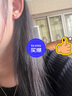 周六福七夕禮物 黃18K金耳飾女蝴蝶耳釘甜美彩金時(shí)尚飾品送女生 一對(duì) 曬單實(shí)拍圖