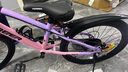 永久（FOREVER） 兒童自行車(chē)6-10歲自行車(chē)兒童單車(chē)兒童自行車(chē)小孩自行車(chē)兒童山地 車(chē)燈版|高配粉|7速+輻條輪+后座 22寸【適用身高145-165cm】 曬單實(shí)拍圖