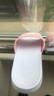 回力（Warrior）拖鞋女夏季透氣軟底室內外兩穿情侶涼拖鞋子女 3725 白粉女款 38 曬單實(shí)拍圖