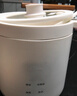 日本迷你電飯煲1到2人一人電飯鍋小型1.2L家用電飯煲電飯鍋 陶白色（帶蒸籠） 1.2L 曬單實(shí)拍圖