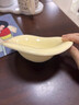 FVFH德國ins高顏值陶瓷沙拉碗燕麥碗水果盤可愛甜品糖水碗酸奶碗餐具 異形波浪碗（奶油白） 【1個裝】 曬單實拍圖