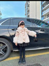 冬季女童加絨仿皮草國風(fēng)外套毛毛衣新款兒童洋氣甜美加厚女孩上衣 輕奢甜美風(fēng)外套 120 cm 曬單實(shí)拍圖