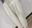 冰絲奶芙山本褲女夏季薄款2025新款休閑小個(gè)子肌理感白色闊腿褲子 米白色-小個(gè)子 S 建議（80-95斤） 曬單實(shí)拍圖