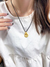 中國珠寶 SINO GEM在逃公主蝴蝶黃金項(xiàng)鏈女足金平安扣吊墜七夕情人節(jié)禮物送女友老婆 足金在逃公主項(xiàng)鏈+品牌禮盒 金重約0.8g 曬單實(shí)拍圖