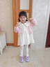 奧特曼童裝兒童套裝春秋季女童連衣裙三件套可愛(ài)0-3歲外出服新生兒衣服 粉紅色 73 建議7-9個(gè)月13-18斤 曬單實(shí)拍圖