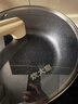 炊大皇炒鍋麥飯石色不粘炒鍋32cm煎炒燉湯家用平底炒鍋無油煙電磁爐通用 曬單實拍圖