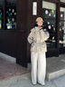 高梵風(fēng)殼5.0黑金鵝絨服羽絨服25新款顯高顯瘦女冬季連帽收腰短外套 鎏金1號 S 曬單實(shí)拍圖