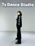 魅樂凱兒童街舞潮服hiphop嘻哈時髦長袖衛(wèi)衣走秀演出服男女童爵士舞服裝 黑色字母衛(wèi)衣+黑長褲 170 （尺碼寬松） 曬單實拍圖