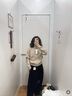 優(yōu)衣庫女裝舒芙蕾拉鏈針織開(kāi)衫/毛衣毛衫外套25新款480490 31 米色 L /160/88A 曬單實(shí)拍圖