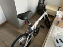大行（DAHON）20寸8速男女折疊車(chē)P8青春版KAC081白色 曬單實(shí)拍圖