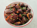 龍大肉食 家庭小炒肉片組合凈重4斤 去皮五花肉片250g*4+帶皮腿肉片250g*4 曬單實(shí)拍圖