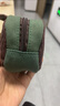 熊游客貓西CATWEST設計小圓包撞色零錢(qián)包復古做舊迷你包airpods收納包新 深綠色 曬單實(shí)拍圖