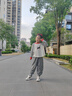 MQDMINI童裝女童長(cháng)袖T恤5A抗菌兒童條紋t恤甜美百搭打底上衣 賽跑 曬單實(shí)拍圖