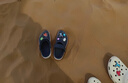 卡駱馳（CROCS）貝雅卡駱班兒童洞洞鞋沙灘鞋男女童包頭拖鞋/207018/207019 深藍色-410 28 (165mm) 曬單實(shí)拍圖