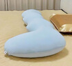雅鹿記憶棉家用抱枕女生睡覺(jué)專(zhuān)用夾腿側睡涼感護頸枕床上人體工學(xué)抱枕 海馬藍【一只裝 親膚助眠】 含枕芯 110*48*15cm 曬單實(shí)拍圖