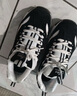 斯凱奇（Skechers）鞋子女秋冬奶茶熊運動(dòng)厚底時(shí)尚復古老爹鞋149906 黑色/白色/BKW 38.5 曬單實(shí)拍圖