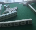 夢多福 麻將桌 折疊手動麻將機(jī)餐桌兩用棋牌桌家用便攜式簡易手搓宿舍 加大尺寸90*90cm 【加厚灰圓腿】 升級款 曬單實拍圖