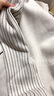 皮爾卡丹（pierre cardin）新款Polo衫翻領(lǐng)假兩件毛衣男士秋冬季條紋長(cháng)袖針織內搭打底線(xiàn)衣 翻領(lǐng) 紐扣 米白色 3XL 建議155-170斤 曬單實(shí)拍圖