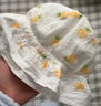 湯尼倍兒嬰兒帽子夏款薄款新生兒太陽帽防曬純棉可調(diào)節(jié)男女寶寶漁夫遮陽帽 繽紛菠蘿（夏季款） 0-3個月(帽圍42cm) 曬單實拍圖