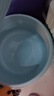 茶花（CHAHUA）帶蓋水桶家用塑料桶手提桶洗衣桶學(xué)生宿舍用桶盆拖把桶圓桶泡腳桶 【藍色】盆桶套裝 21L 1個(gè) 曬單實(shí)拍圖