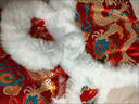 嬰兒虎頭斗篷寶寶古風(fēng)漢服男童披風(fēng)兒童外出防風(fēng)冬季加厚抱被女童 仿兔毛 紅色滿(mǎn)地龍（加厚加棉） 均碼 （適合0-8歲） 曬單實(shí)拍圖