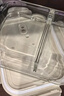 欣美雅（xinmeiya）保溫玻璃飯盒上班族可微波爐加熱專用帶飯便當(dāng)碗高硼硅分隔保鮮盒 三格960ml【微波專用破損包賠】 奶油白【高硼硅可微波爐加熱】 曬單實拍圖