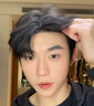 魏微m型男士假發(fā)片前額發(fā)際線假發(fā)貼全真發(fā)隱形無痕精修剪劉海假發(fā)片 短碎發(fā)型【1.5*16】發(fā)長約6cm 曬單實拍圖