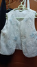 熙世界sllsky新中式刺繡馬甲女夏季薄款2025新款絕美國風(fēng)無(wú)袖坎肩上衣 杏底藍花 L 曬單實(shí)拍圖