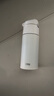 膳魔師（THERMOS）400ml保溫杯吸管杯不銹鋼男女士保冷水杯子TCMI-400S WH 曬單實拍圖