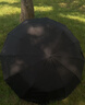 雨航（YUHANG）太陽傘遮陽傘女防紫外線自動傘學(xué)生方便攜帶自動折疊傘24骨 黑色 曬單實拍圖