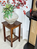 小匠材實(shí)木中式花臺(tái)陽(yáng)臺(tái)架子中古風(fēng)置物架落地式裝飾擺件客廳多層花架子 曬單實(shí)拍圖