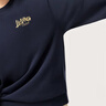 李寧童裝兒童衛衣男女小大童刺繡logo棉感寬松簡(jiǎn)約上衣175YWDV421-3 曬單實(shí)拍圖