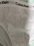 Calvin Klein內衣男士本命年三條裝ck提花腰邊舒適純色棉質(zhì)三角內褲男U2661 998-太空黑/椰青灰/月光白 3條 M 曬單實(shí)拍圖