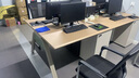 沐哲希簡約辦公家具辦公桌椅組合輕奢現(xiàn)代辦公桌辦公室屏風(fēng)工位 豪華款四人位不含椅 曬單實拍圖
