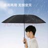 京東京造 黑武士 雨傘反向手動折疊傘太陽傘遮陽晴雨傘大號十骨23寸105CM 曬單實拍圖