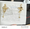 周大福 流蘇蝴蝶耳墜足金黃金耳飾(工費320)約3.1g EOF1210 曬單實(shí)拍圖