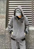 YKINCASL美式潮牌連帽衛(wèi)衣男女款春秋季休閑寬松小香風(fēng)上衣滿天星百搭外套 5016灰色（NE01） 3XL （推薦體重160-180斤） 曬單實(shí)拍圖
