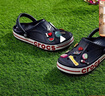 卡駱馳（CROCS）洞洞鞋貝雅卡駱班輕便耐磨一腳蹬休閑鞋|205089 深藍/辣椒紅-4CC 41 /42(260mm) 曬單實(shí)拍圖