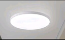 雷士（NVC） led燈飾陽(yáng)臺(tái)燈浴室燈廁所燈廚房燈 led吸頂燈具 臥室燈過(guò)道走廊 白玉18瓦 正白光 Φ325*70MM 曬單實(shí)拍圖