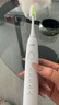 WOWE聲波電動(dòng)牙刷 飛利浦電動(dòng)牙刷平替無(wú)線(xiàn)感應充電成人情侶智能清潔牙刷 男女朋友七夕教師節禮物 白色主機+4個(gè)刷頭 曬單實(shí)拍圖