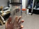 摔鋼化玻璃杯茶葉杯子摔不爛的隔熱保溫水杯雙層鵝蛋杯男士茶杯防 鋼本色 500ml 曬單實拍圖