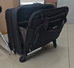 新秀麗（Samsonite）行李箱16英寸拉桿箱商務軟箱前開口旅行機長箱BP0黑色登機箱 曬單實拍圖